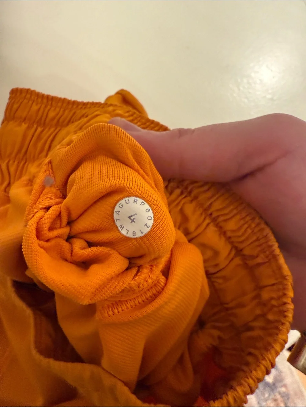 lululemon athletica Orange Performance Running Shorts